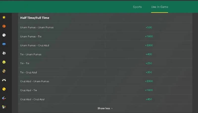 Kết hợp HT/FT với các loại kèo khác